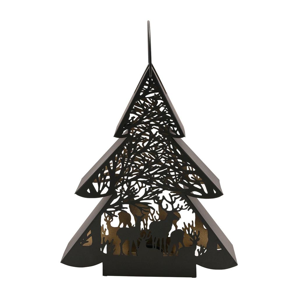 Black Tree Lantern Large