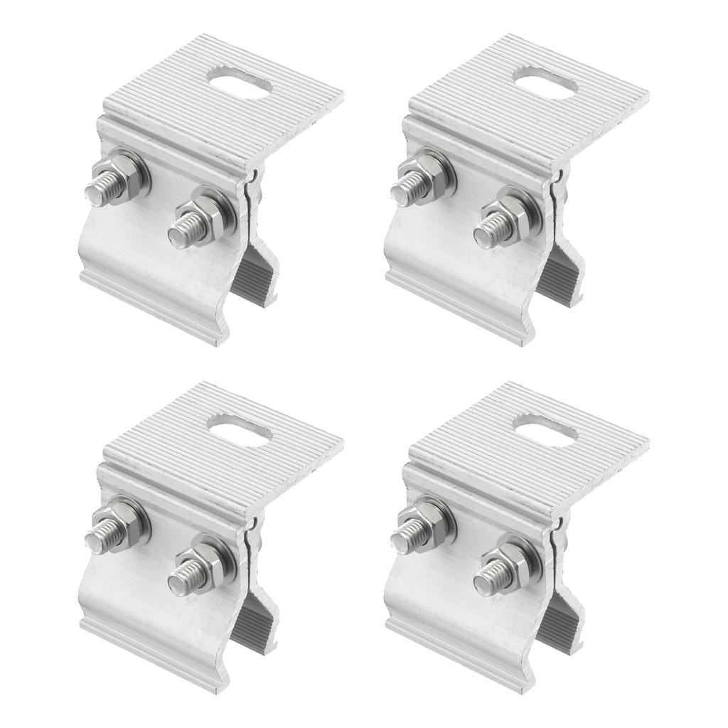 Солнечная панель из нержавеющей стали 1 шт., 4 шт., анодированный крепежный зажим