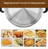 Large Capacity Multifunctional Stainless Steel Electric Pancake and Baking Frying Pan