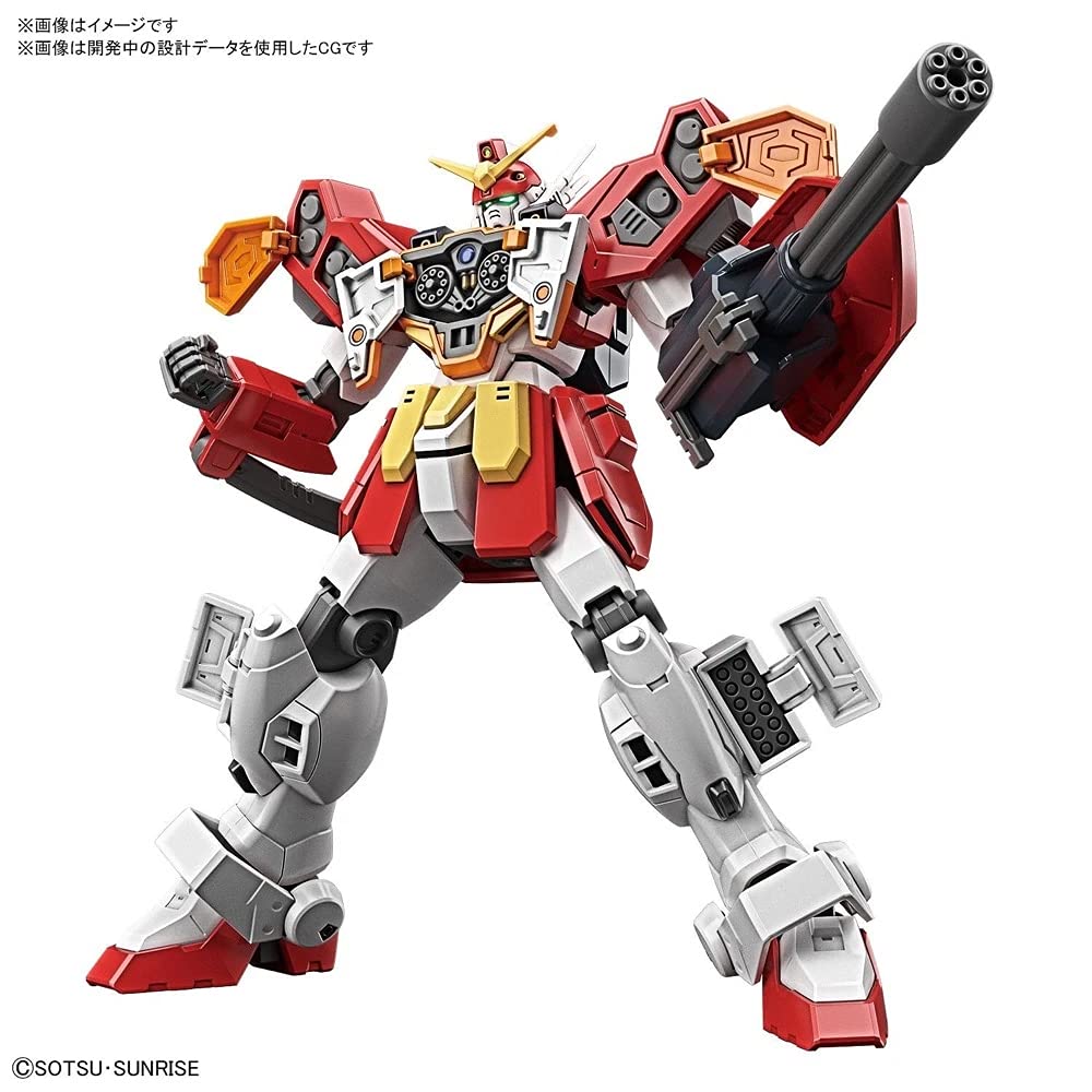 BANDAI SPIRITS HGAC New Mobile Report Gundam W Gundam Heavy Arms Scale Plastic Model 1/144 Color-coded