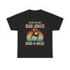 Keep Dad Jokes In A Dad A Base Graphic T Shirt Funny Unisex Heavy Cotton Tee