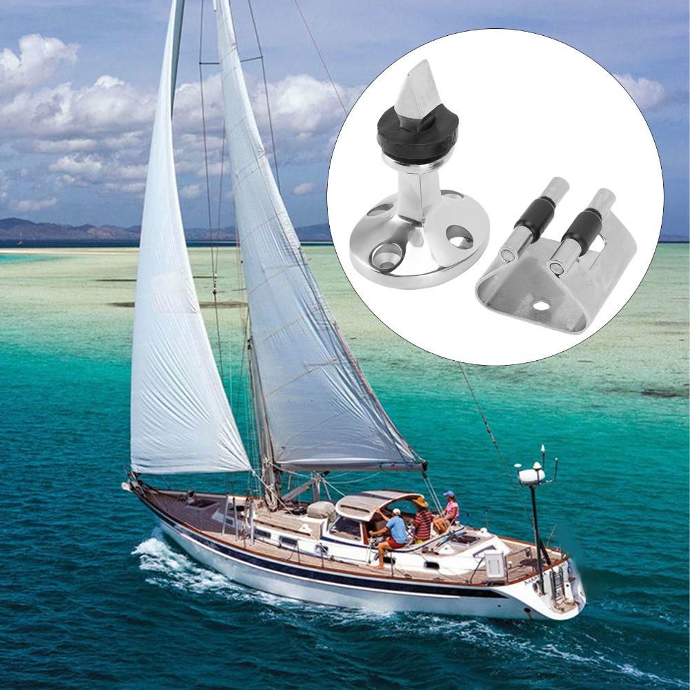 Polished Finish Door Stopper 316 Stainless Steel Door Holder Industrial Secure Fixation  Boat Use