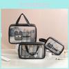 Transparent Cartoon Cosmetic Bag Portable Wash Bag Waterproof Storage Travel