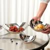 Nordic Stainless Steel Serving Tray Luxury Fruit Bowl Metal Plate Dishes for Candy Dessert Snack Hotel Home Decoration