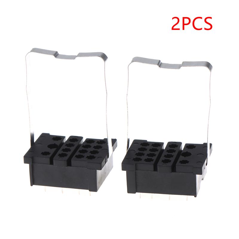 Pcb Mount Relay Socket Base Pt08-0 Pt14-02 Py14-02 8-Pin 14-Pin Solder Type Relay Holder For Intermediate Relays