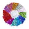 2g Laser Sequins Star Nail Art Holographic Glitter Sparkly 12 Colors Stars Flake DIY Nail Art Decorations Slices