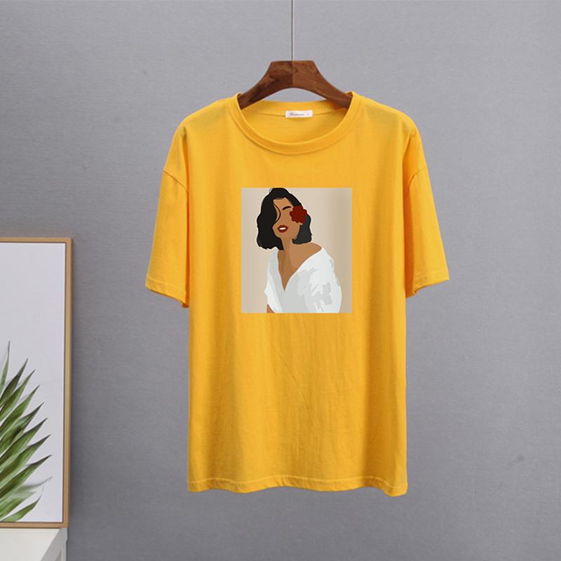 Shellsuning большие корейские футболки с короткими рукавами, женские футболки с эстетическими фигурками для женщин, летние простые базовые топы из мягкого хлопка