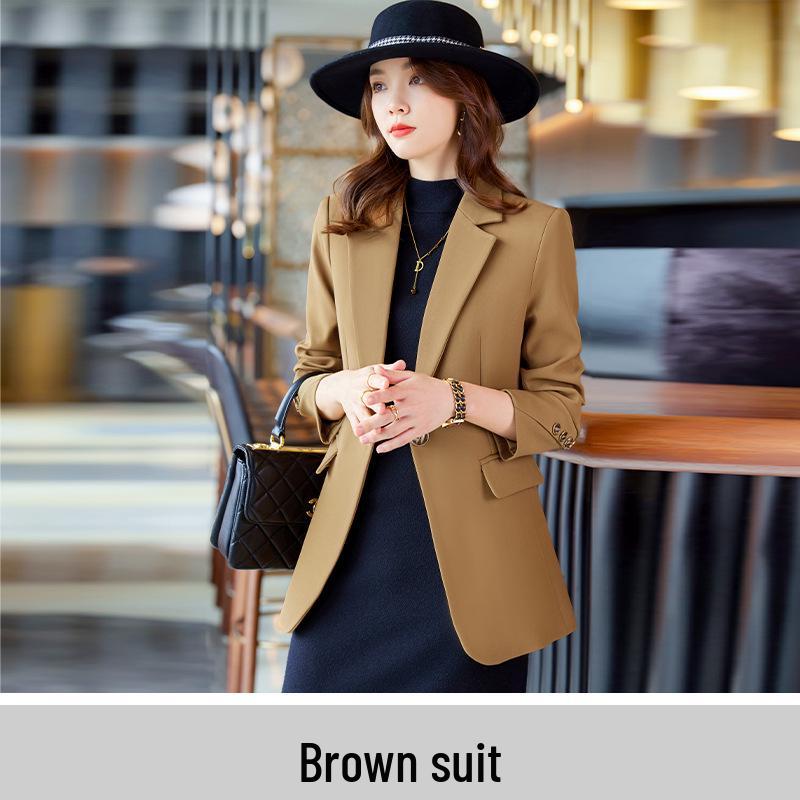 Zihong 2024 Женский приталенный универсальный пиджак высокого класса для весны и осени