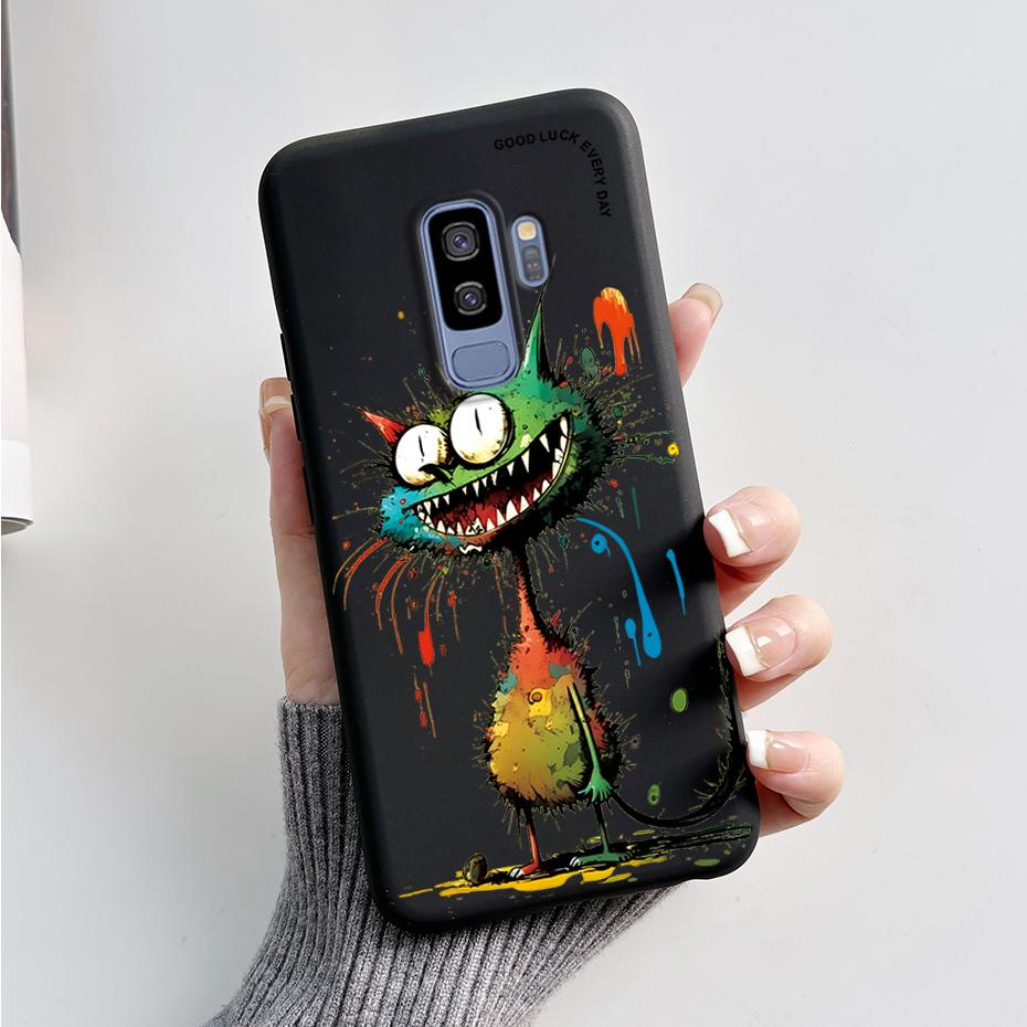 Силиконовая задняя крышка для Coque Samsung Galaxy S9 Plus Милый кролик панда Защитный мягкий чехол для телефона SamsungS9 S9Plus Funda Capas
