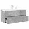 VidaXL Bathroom Furniture Set 2 Pcs Concrete Grey 3324917