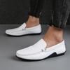 Fashion Luxury Men Outdoor Shoes Fashion Mens Slip On Shoe Genuine Leather Busines All-match Male Flats High Quality Men's Retro Loafers