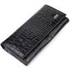 Women's Wallet with a Coin Box Made of Genuine Textured Leather CANPELLINI Wallet 21525 Black