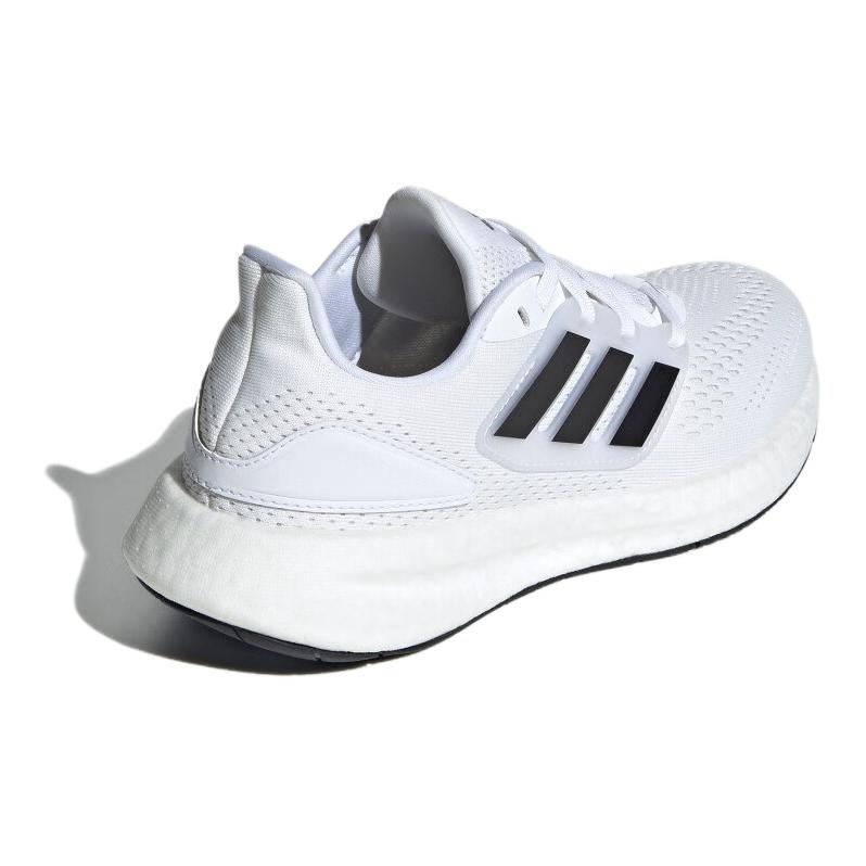 adidas Pureboost 22 Устойчивые к истиранию Низкие Детские Беговые Кроссовки Белый Черный ID8479