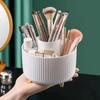 Desktop Rotating Makeup Brush Storage Tube Cosmetic Organizer Home Use Comb Vanity Eyeshadow Brush Lipstick Box Pen Holder