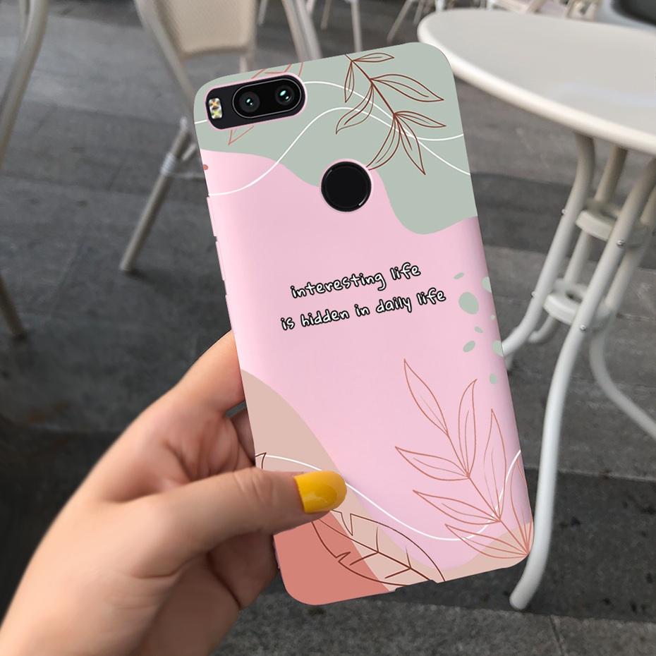 For Xiaomi Mi A1 (Mi 5X) Phone Case Lovely Pattern Macaroon Silicone Soft Back Cover For Xiaomi MiA1 Cases Funda Mi5X A 1 Bumper