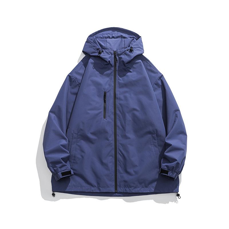 Весенняя рабочая куртка в японском стиле, базовая ветрозащитная куртка для альпинизма на открытом воздухе, разноцветная куртка с капюшоном в том же стиле для мужчин и женщин