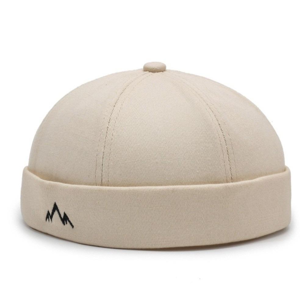 Solid Color Brimless Hat Breathable Hip Hop Hats Fashion Landlord Hat  Unisex