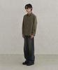 SENTAIR Curved Line Pigment Shirt_Khaki