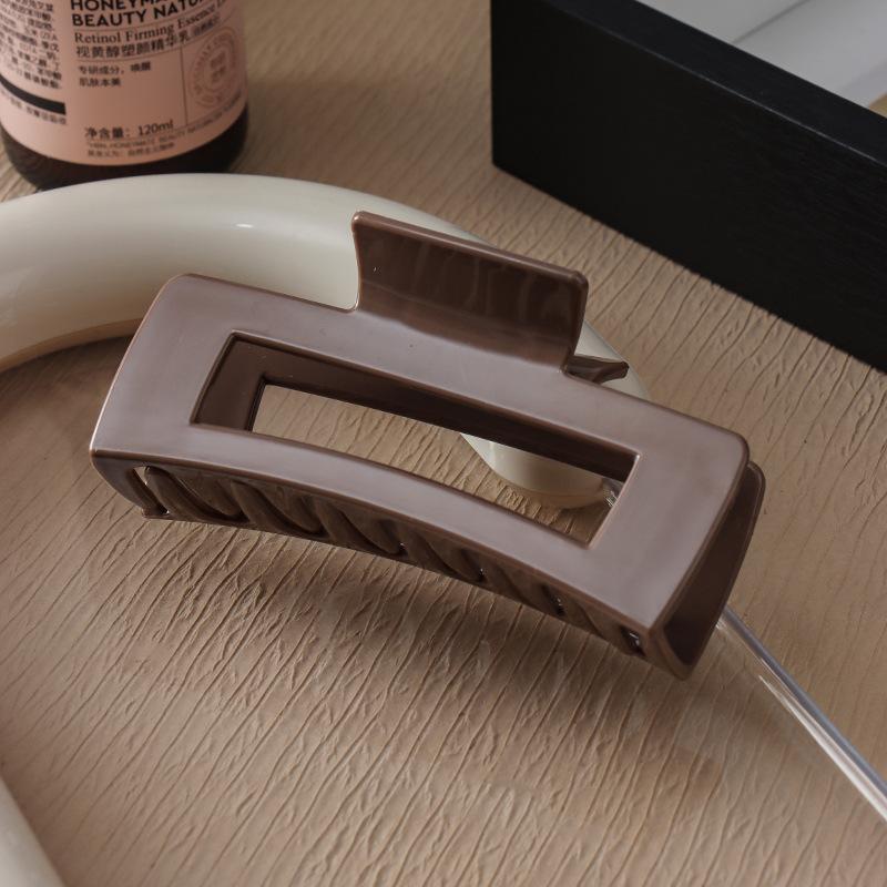 Soft Silicone Shark Hair Claw Clip, Flexible Anti-Collision Back Head Hair Barrette, Shock Resistant Gentle Hair Grip