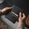 Портативный Мини Складной Кошелек Магнитная Застежка Держатель для ID Визиток EDC Сумка для Повседневного Ношения