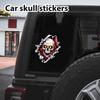 Mdikawe Skeleton Head Sticker, American Skull Car Sticker | Skeleton Head Decal for Truck
