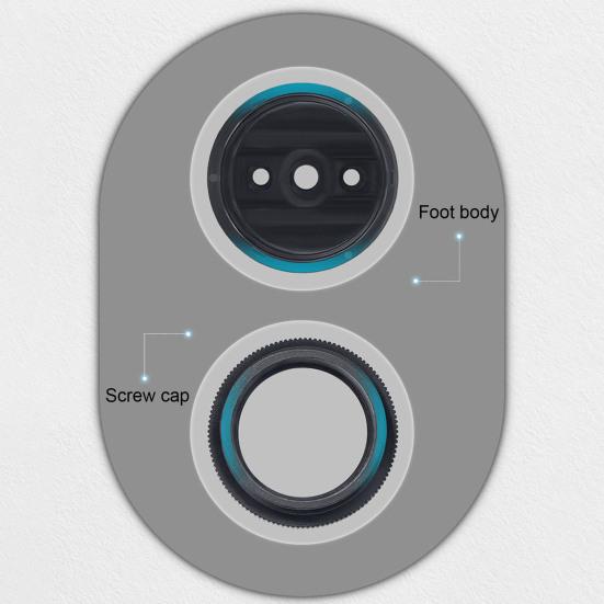 Ножки для шкафа, 4 шт./компл., износостойкие, сильная несущая способность, АБС-пластик, круглая регулируемая по высоте мебельная ножка для дома