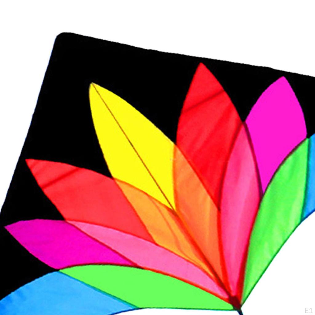 Большой пляжный змей Delta Beach Красивые прочные огромные однолинейные воздушные змеи для семейных вечеринок