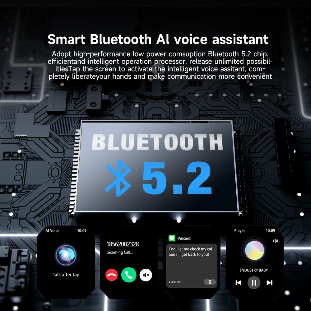 Skmei &BOZLUN Смарт-часы для мужчин и женщин Bluetooth-звонок Частота сердечных сокращений Кислород в крови Калории Шаги 1.65HD Женское здоровье Водонепроницаемые Смарт-часы для спорта