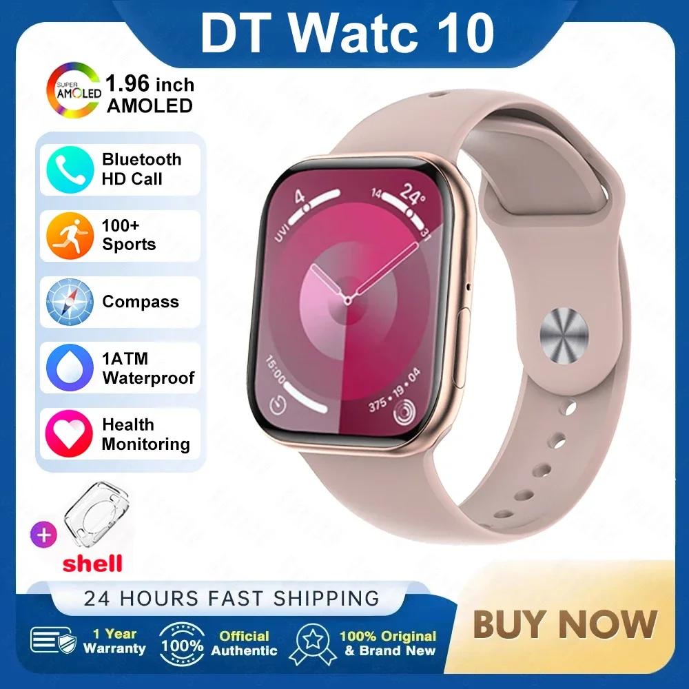 2025 Новый Оригинальный для Apple DT Watch 10 Умные часы Мужские AMOLED 4 ГБ Памяти Музыка 3D Объемный Звонок по Bluetooth Водонепроницаемые умные часы Женские