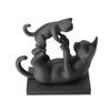3D Print Parent Child Cat Statue Minimalist Cat Desktop Ornament  Gift for Cat Lovers
