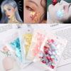 1 Bag10g DIY Eye Makeup Sequins Easy To Remove Shell Design Glitter for Face Clothing Wedding Materials