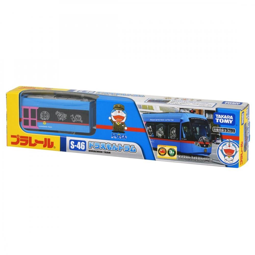 TAKARA TOMY Plarail S-46 Дораэмон Трамвай Игрушка Возраст 3+