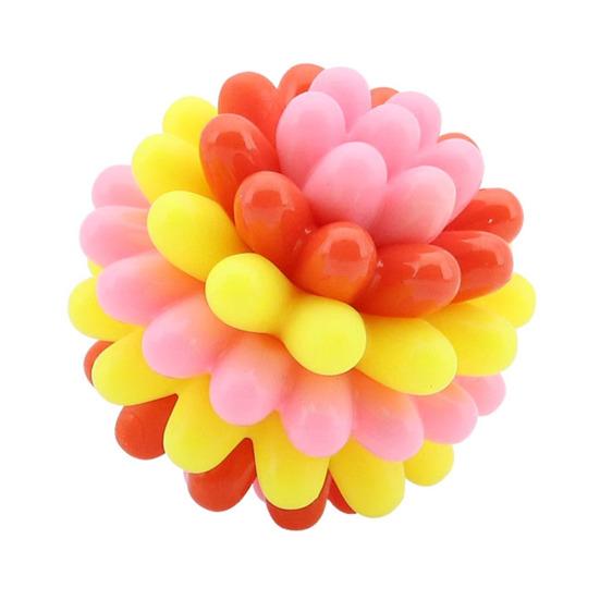 Dog Chew Toy Ball Spiky Dog Chew Ball Oral Care Heavy-Duty Rubber Molar Ball Toy for Medium Large Dogs Strong Chewers