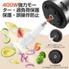 ASUTAS Food Processor 2L Large Capacity 5 Functions In 1 Coarse 400W High Power 2 Speed 4 Blade Cutter Food Chopper Can Crush Ice Blender Baby Food