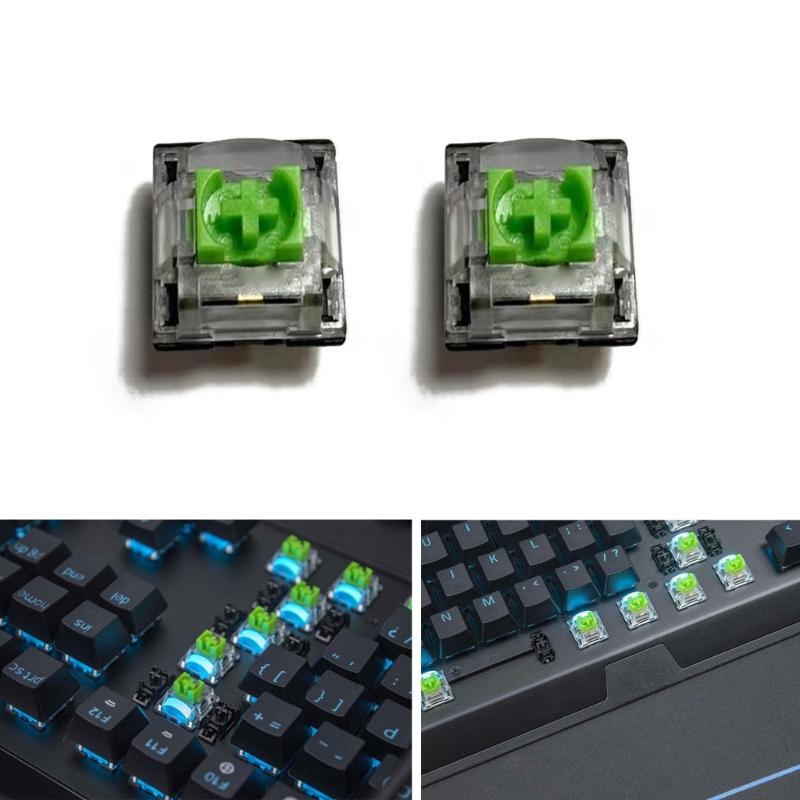Новые RGB Magic Axis MX Axis 2 шт. Зеленые переключатели для Razer Blackwidow V3 Pro V3 Механическая игровая клавиатура и другие 3-контактные