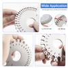 Stainless Steel Dual Sided Wire Gauge 4mm Thickness 0-36 Range Heavy Duty Precision Tool