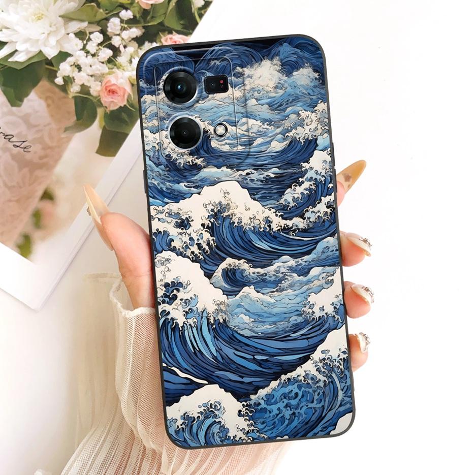 Чехол для Oppo Reno 7 4G Reno8 4G CPH2457 Милый Модный Мультяшный Чехол Мягкий ТПУ Чехол для Телефона Для Oppo F21 Pro Reno7 4G CPH2363 Fundas