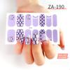 ZA Наклейка для ногтей Полный патч для ногтей Лак для ногтей Пленка Ручная наклейка для ногтей Инструмент для ногтей Долговечный водонепроницаемый
