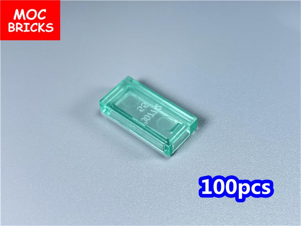 100 шт./лот Детали MOC Прозрачная плитка 1x2 3069 Океан Озеро Сцена Обучающие Строительные Кирпичики Городская Модель Строительные Кирпичики Куклы Детская Игрушка