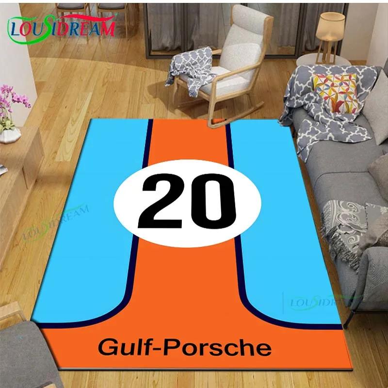 G-Gulf Racing Модные цифровые печатные ковры Гостиная Противоскользящий коврик Детская спальня Коврики Коврик для йоги Большой ковер Декор