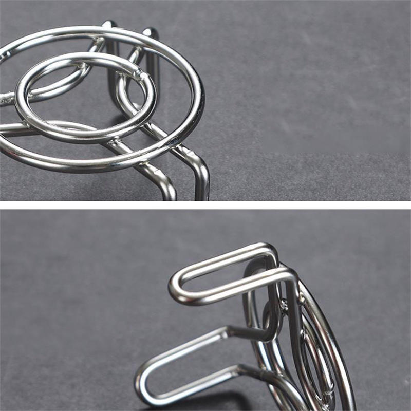 Kitchen Mini Round Steamer Cooling Rack Trivet Multi-Functional Pot Pan Cooking Stand for Outdoor Camping Picnic