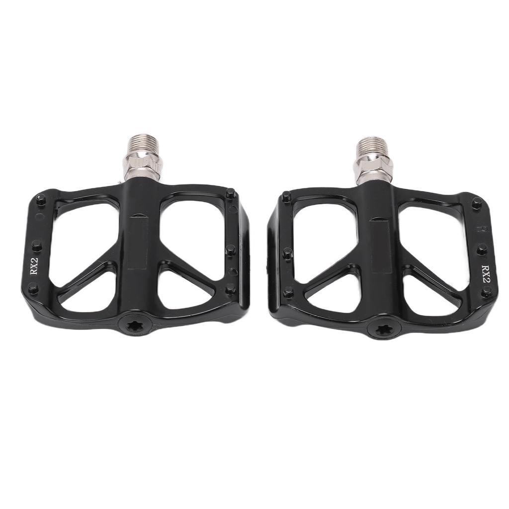 MEROCA Велосипедные педали Педали для горного велосипеда Алюминиевые педали на DU подшипниках для шоссейных велосипедов RX2 Черные