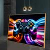 Modern Gaming Controller Gamer Game Poster Print Canvas Painting Abstract Wall Art For Boys Bedroom Home Decoration Unframed