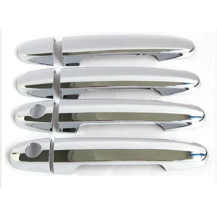 FUNDUOO для BYD F3 2007 2008 2009 2010 2011 2012 2013 ABS хромированные чехлы на дверные ручки автомобиля с 2 отверстиями для ключей автомобиля