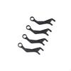 4 Pieces RC Helicopter Linkages Spare Parts Easy Installation Lightweight Modification for K170 XK