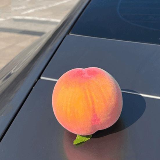 Car Ornament Imitation Fruit Realistic Design Decorative Figure Home Car Interior Decoration Auto Accessories