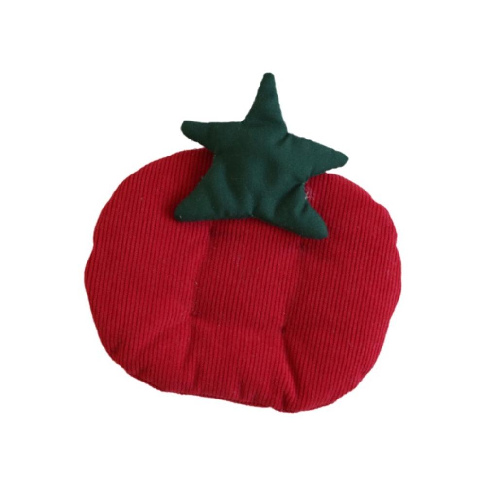 Anti-Scalding Tomato Shaped Coaster Non-Slip Tea Cup Mat Creative Fabric Coaster Kitchen