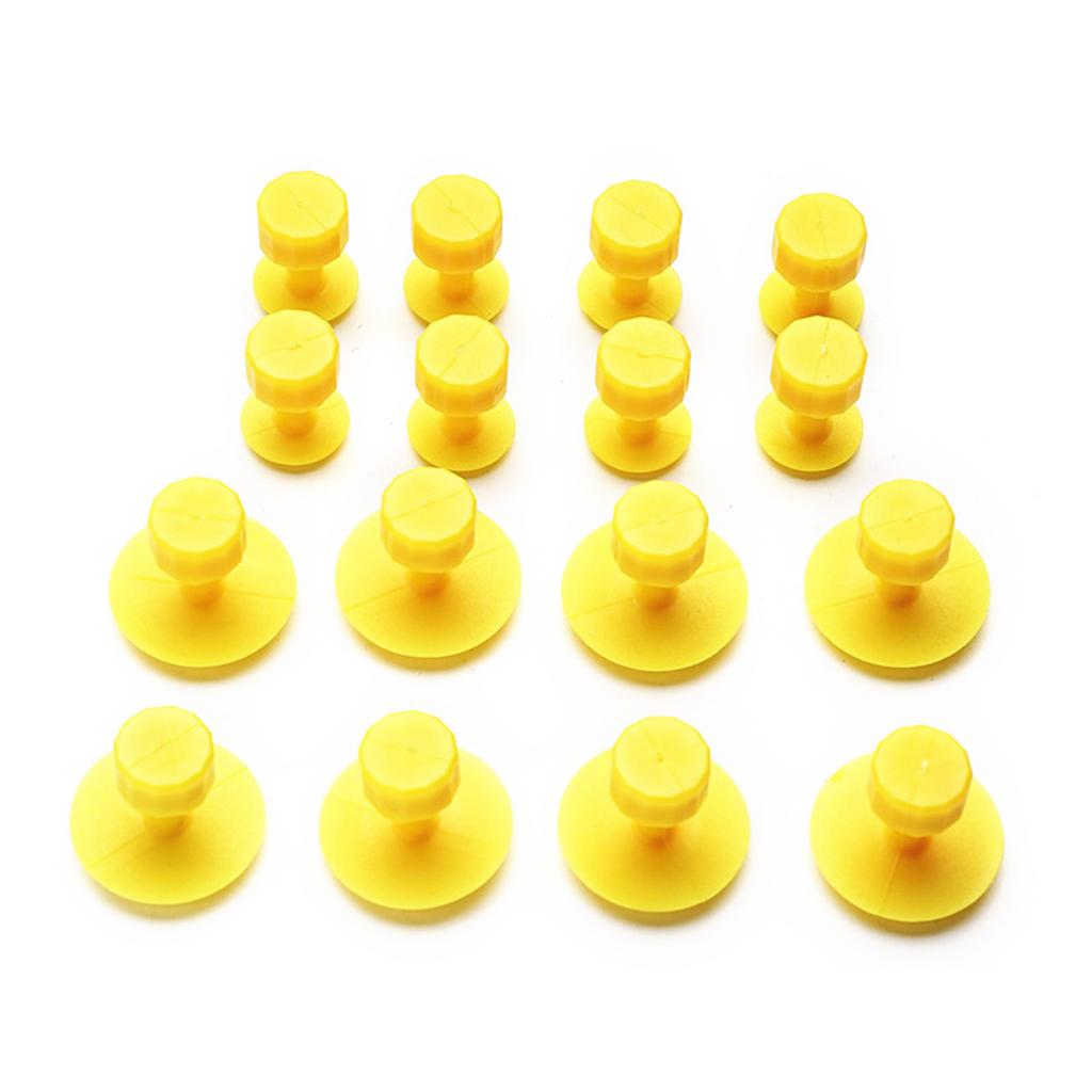 16 шт. Безпокрасочное удаление вмятин Пуллерные вкладки Набор инструментов для ремонта вмятин Клеевые пуллерные вкладки Кузовные комплекты