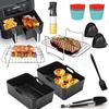Силиконовая форма для аэрофритюрницы для Cecotec 9 л, Ninja Foodi Max Dual Zone AF400EU/AF300EU Double Stack/SL400EU 9,5 л, аксессуары для аэрофритюрницы