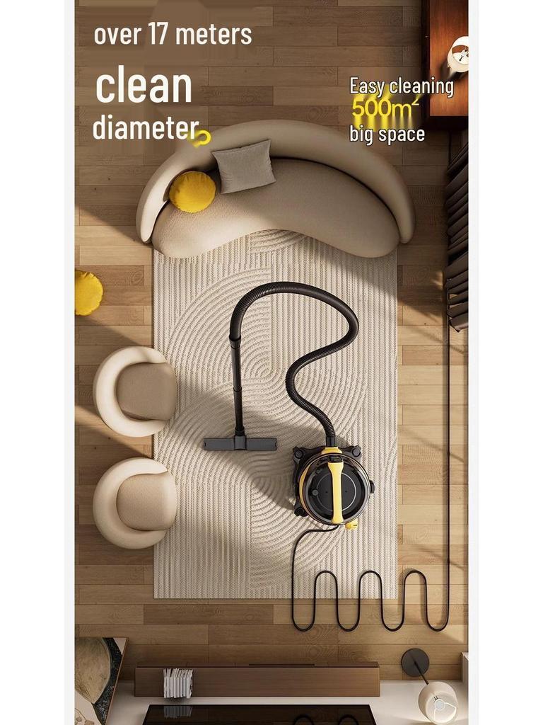 Versatile Industrial & Household Vacuum Cleaner: Powerful Suction, Wet/Dry Use for Cars & Initial Cleaning